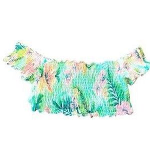 PINK Victoria Secret’s floral swim top size S